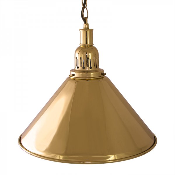 Лампа на один плафон D35 (золотистая) ― Бильярдный магазин Альбатрос