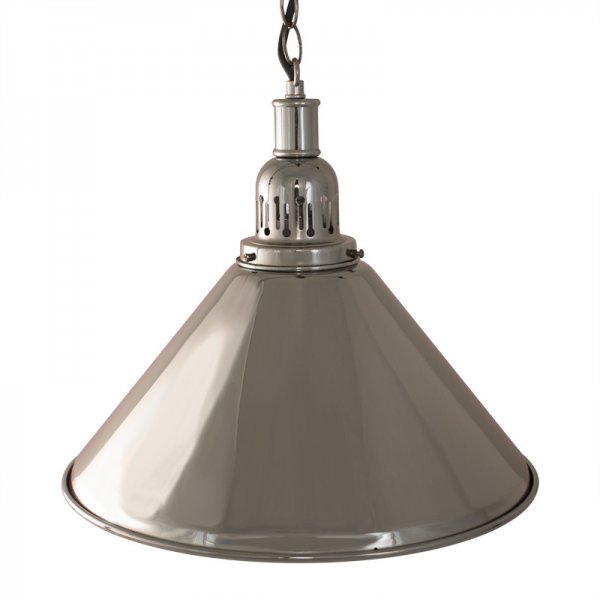 Лампа на один плафон D35 (серебристая) ― Бильярдный магазин Альбатрос
