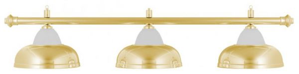 Лампа на три плафона "Crown" D38 (золотистая) ― Бильярдный магазин Альбатрос