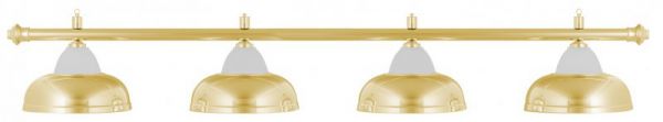 Лампа на четыре плафона "Crown" D38 (золотистая) ― Бильярдный магазин Альбатрос
