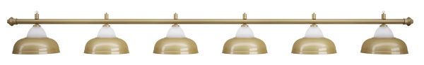 Лампа на шесть плафонов "Crown" D38 (матово-бронзовая) ― Бильярдный магазин Альбатрос