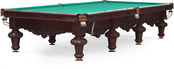 Бильярдный стол для русского бильярда "Rococo" 12 ф (махагон)