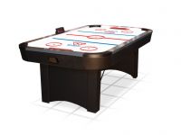 Игровой стол - аэрохоккей "Chicago" 7 ф (черный, складной, эл. табло)