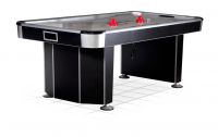 Игровой стол - аэрохоккей "Stark"7 ф (черно-серый)