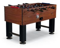 Игровой стол - футбол "Monako" (140x73x91см, коричневый, жетоноприемник