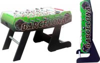 Настольный футбол (кикер) «Barcelona» (138x72x86 см, цветной) складной)