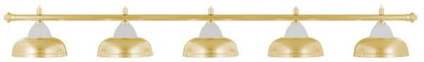 Лампа на пять плафонов "Crown" D38 (золотистая) ― Бильярдный магазин Альбатрос