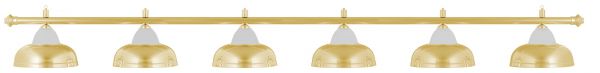Лампа на шесть плафонов "Crown" D38 (золотистая) ― Бильярдный магазин Альбатрос