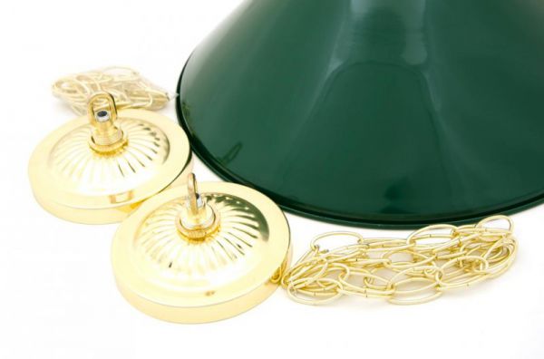 Лампа на два плафона "Allgreen" D35 (зеленая)