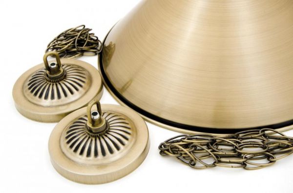 Лампа на три плафона "Elegance" D35 (матово-бронзовая)