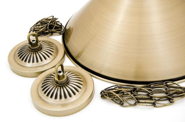 Лампа на пять плафонов "Elegance" D35 (матово-бронзовая)