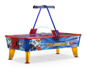Игровой стол - аэрохоккей "Ice & Fire Gold" 6 ф (жетоноприемник) ― Бильярдный магазин Альбатрос