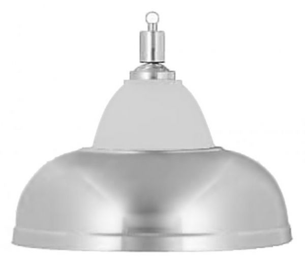 Лампа на один плафон "Crown" D38 (серебристая) ― Бильярдный магазин Альбатрос