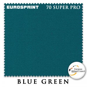 СУКНО EUROSPRINT 70 SUPER PRO 198СМ BLUE GREEN ― Бильярдный магазин Альбатрос