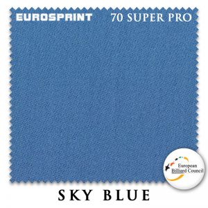 СУКНО EUROSPRINT 70 SUPER PRO 198СМ SKY BLUE ― Бильярдный магазин Альбатрос