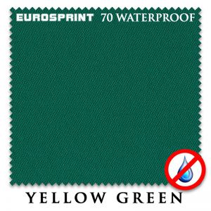 СУКНО EUROSPRINT 70 WATERPROOF 198СМ YELLOW GREEN ― Бильярдный магазин Альбатрос