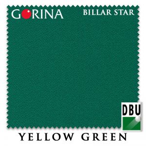 СУКНО GORINA BILLAR STAR 197СМ YELLOW GREEN ― Бильярдный магазин Альбатрос