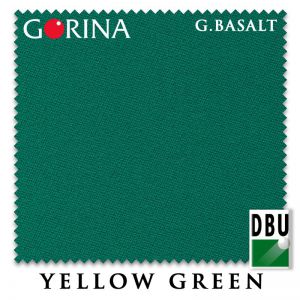 СУКНО GORINA GRANITO BASALT 197СМ YELLOW GREEN ― Бильярдный магазин Альбатрос