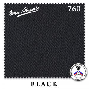 Сукно бильярдное Iwan Simonis 760, 195 см, Black ― Бильярдный магазин Альбатрос