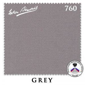 Сукно бильярдное Iwan Simonis 760, 195 см, Grey