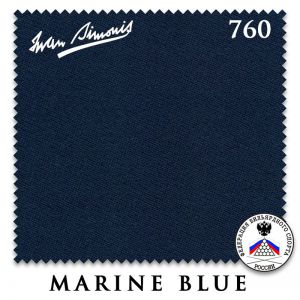 Сукно бильярдное Iwan Simonis 760, 195 см, Marine Blue ― Бильярдный магазин Альбатрос