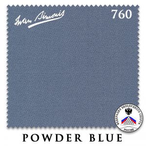 Сукно бильярдное Iwan Simonis 760, 195 см, Powder Blue
