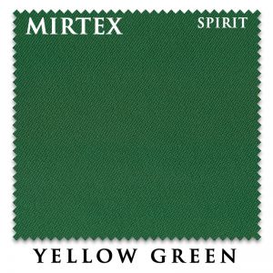 СУКНО MIRTEX SPIRIT 200СМ YELLOW GREEN ― Бильярдный магазин Альбатрос